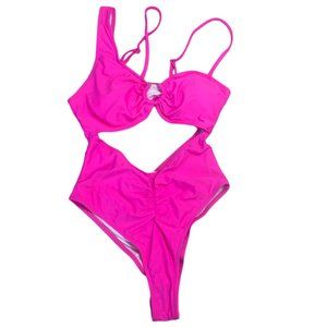 cut-out one shoulder monokini NWOT